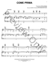 Come Prima piano sheet music cover